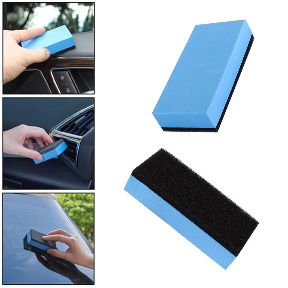 5Pcs Car Ceramic Coating Sponge Automobiles Glass Nano Wax Coat Applicator Pads Sponges For Auto Waxing Polishing