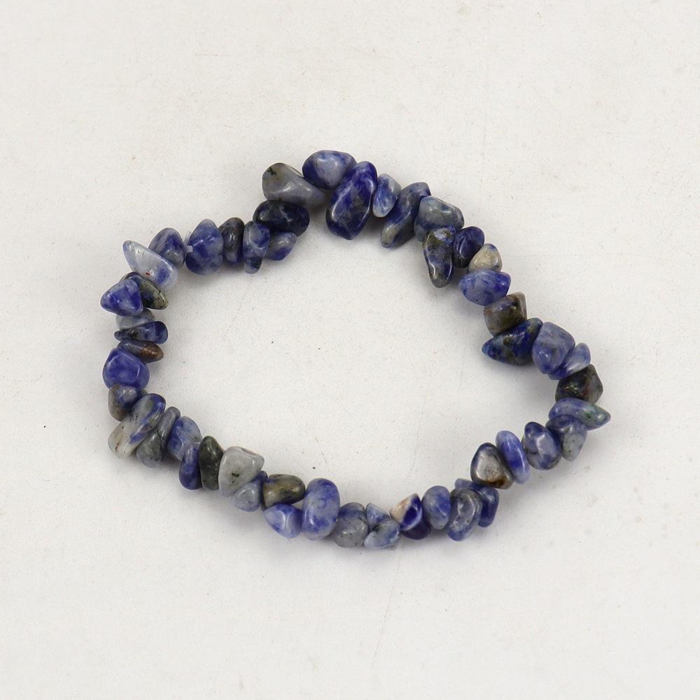 Handmade Beads, Natural Crystal Gravel Bracelet Bracelet B54