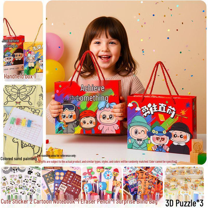 New Year Children s Gift Box: Cute Birthday, Christmas & Back-to-School Stationery Set for Kindergarten