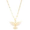 Stainless Steel Phoenix Eagles Pendant Necklace For Women Girl New Trend Choker Neck Chain Jewelry Gift Party