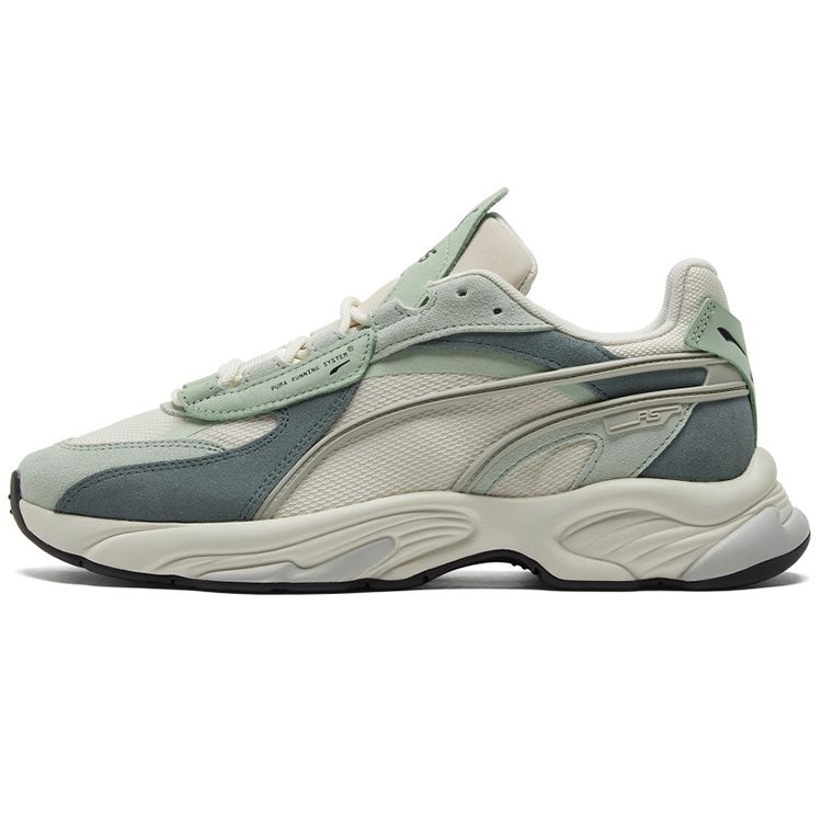 Puma Rs-Connect Buck Fabric Sports Comfort Low-Top Lifestyle Shoes Unisex Sneakers Ice-Green 382710-01
