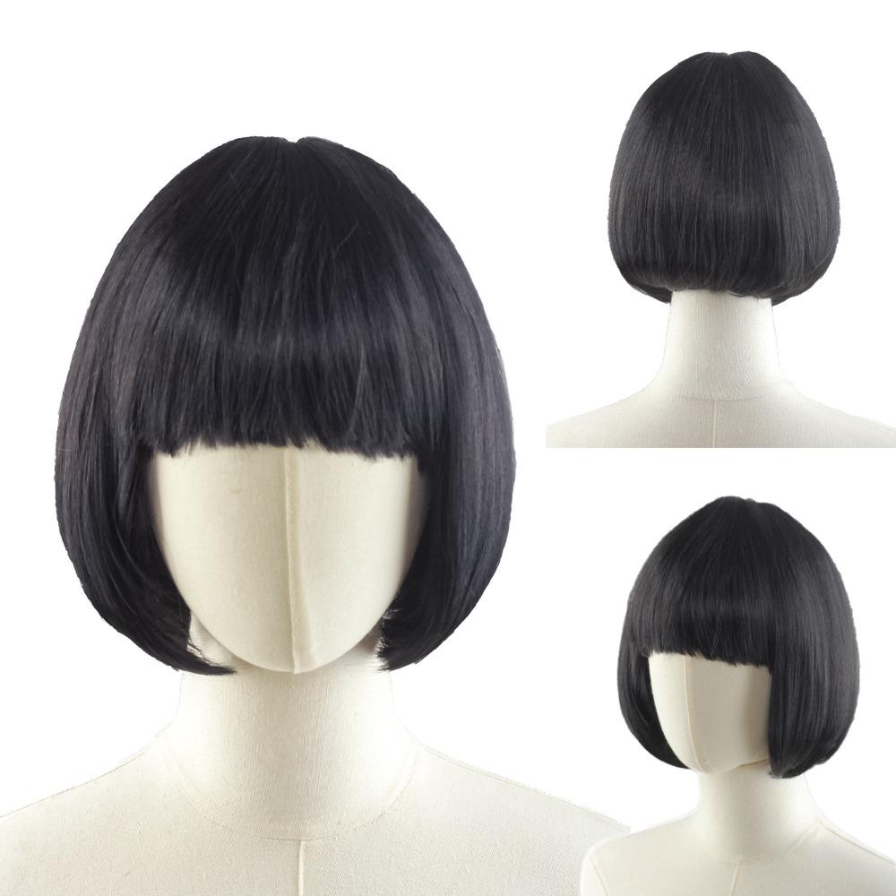 Funny Short Bob Wigs Xmas Wig Halloween Cosplay Anime Wigs Colored Straight Hair Stage Show