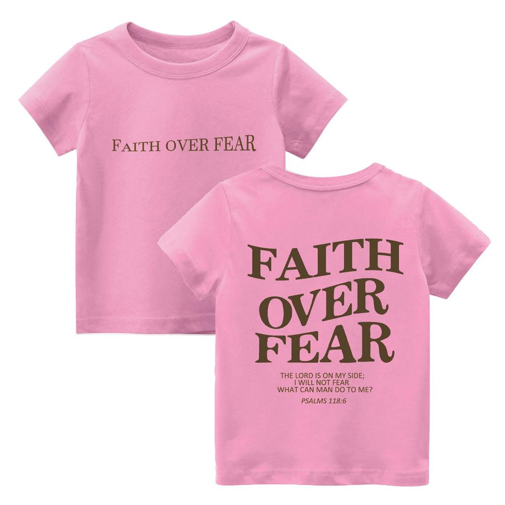 Peuter Meisje Jongen T-shirts Kinder Top Jongens en Meisjes Bedrukt Kort Mouw T-shirt