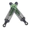 2Pcs 72mm RC Aluminium Shock Absorber Damper for TRAXXAS SLASH 2WD RC Car Upgrade PartsGreen
