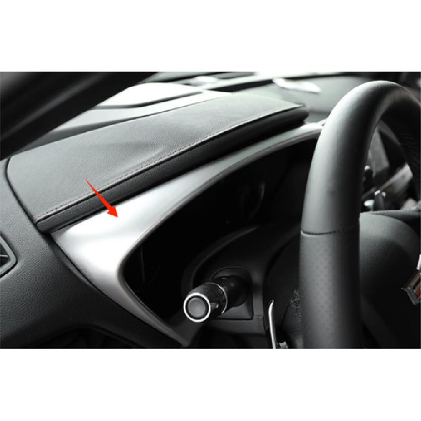 Dashboard Panel Lid Cover Trim For - Cadillac CT4 ATS 1pcs Matte Silver