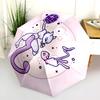 Mew Pokémon Pattern, Automatic Folding Umbrella, Portable and Foldable Design, 8 Ribs, a Christmas or Birthday Gift.