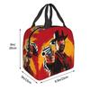 Arthur Morgan Thermal Insulated Lunch Bags for Picnic Portable Bento Box Thermal Cooler Lunch Boxes
