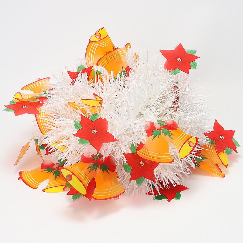 1pc Premium Christmas Garland with 5 m 50 Bulbs Festive Lights String- Party Supplies & Scene Setup, Best for Christmas,