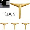 4pcs Furniture Legs Furniture Set Modern Furniture Feet Metal Table Leg Cabinet Couch Chair Bed Dresser Wardrobe DIY Replacement