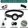 Airtag Cat Collar Breakaway, Reflective Kitten Collar with Apple Air Tag Holder and Bell for Girl Boy Cats, 0.4 Inches in Width and