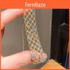 Copper Hollow Geometric Hand Chain For Women Stylish Accessory For Work And Casual Wear
