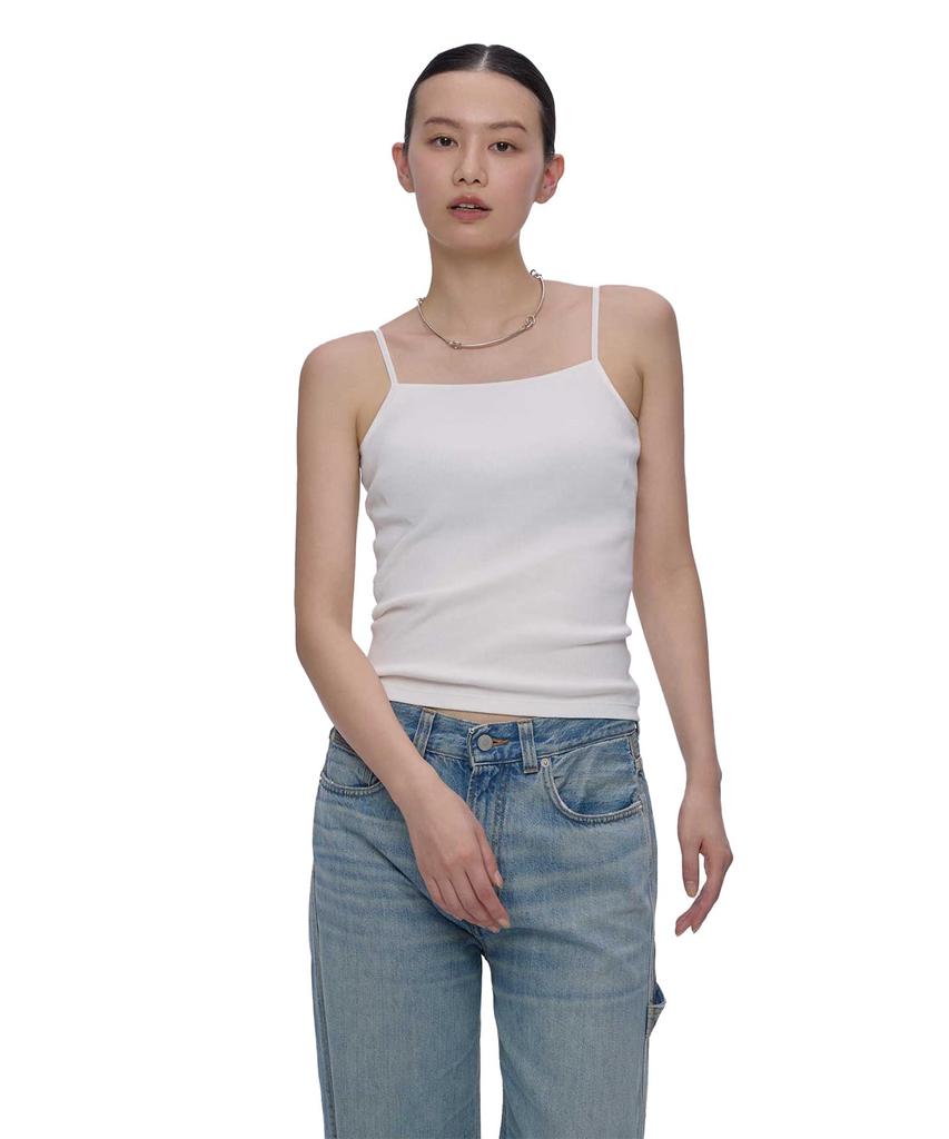 Our Wacoal Cotton Rib Camisole with Outerwear Functions as a Top and Underwear in Creates a Beautiful Bust Size IV Cups, Top, One, Cup-In Wear,