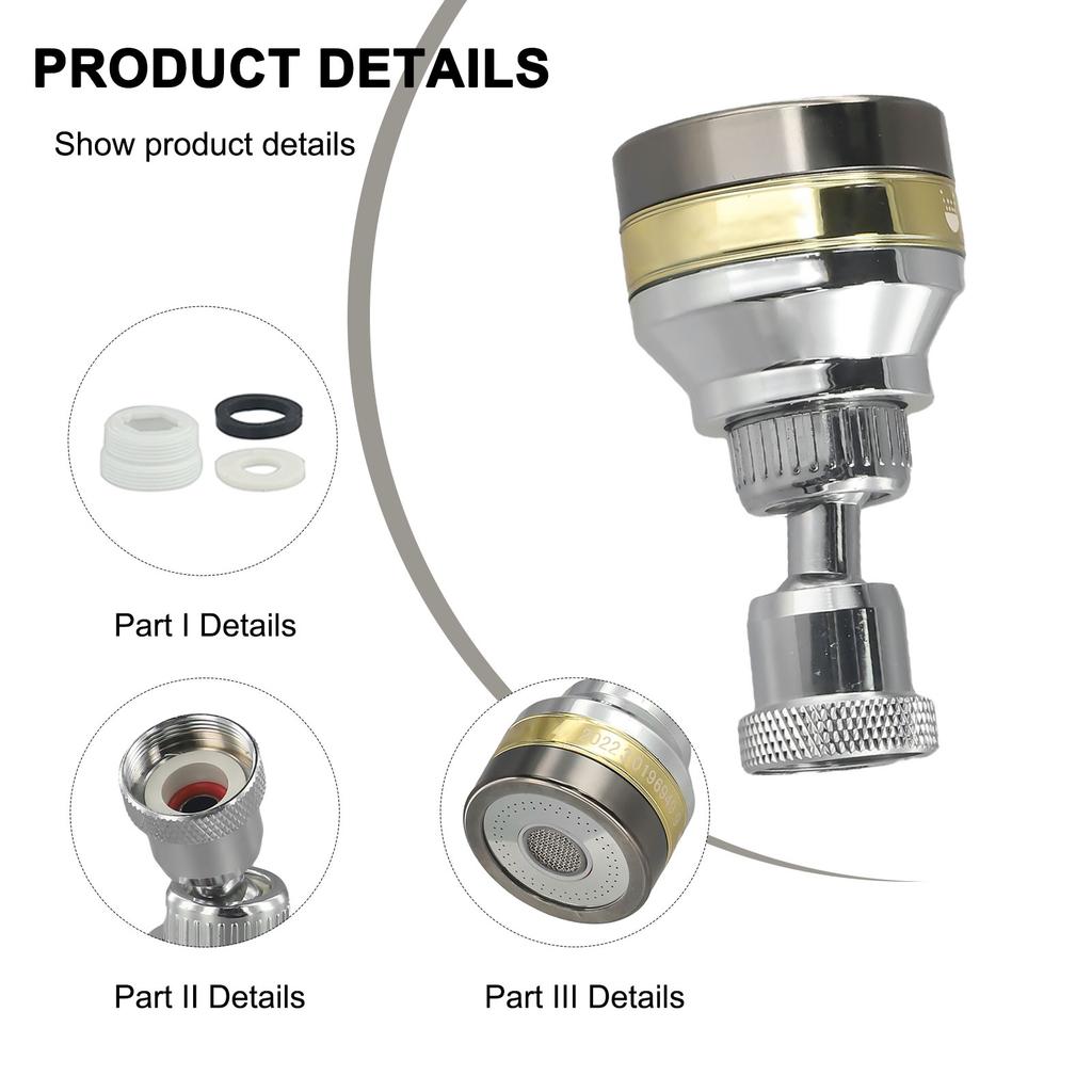 Faucet Extension Flexible Tap Spray Head Note Widely Applicable Bendable Easy Installation Flexible Tap Spray Head Attachment