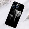 Wild Elephant Head Phone Case For iPhone 17 Pro Max 15 14 13 12 11 16 Pro Max Plus 12 13 Mini 16e 17 Air Cover