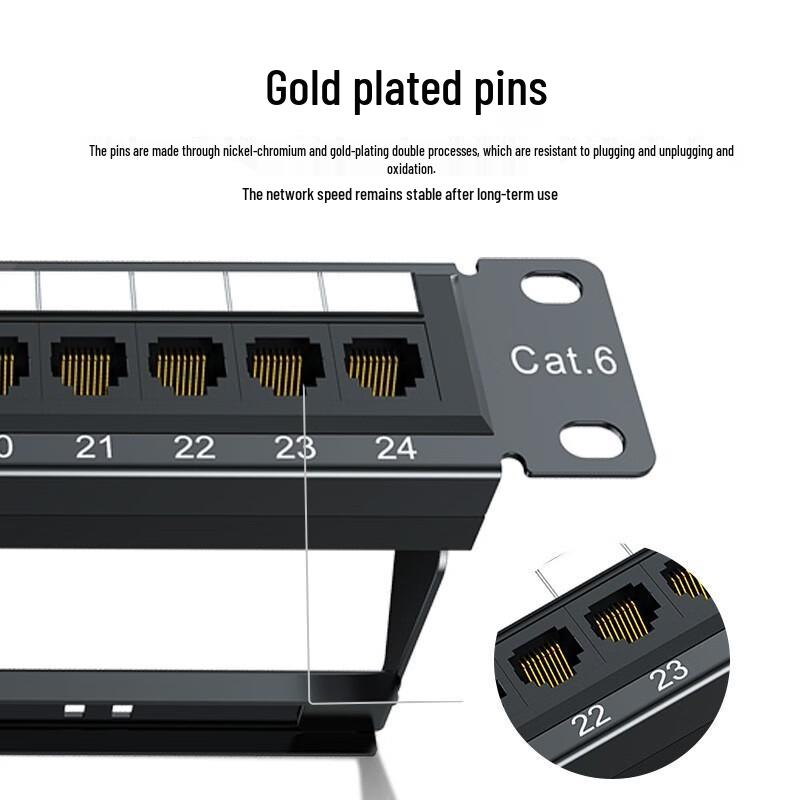 Ugreen CAT6 24-Port Rackmount Patch Panel