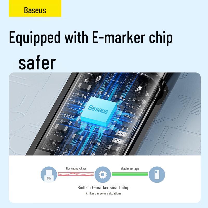 Baseus Cavo di Ricarica Rapida Type-C to Type-C PD240W