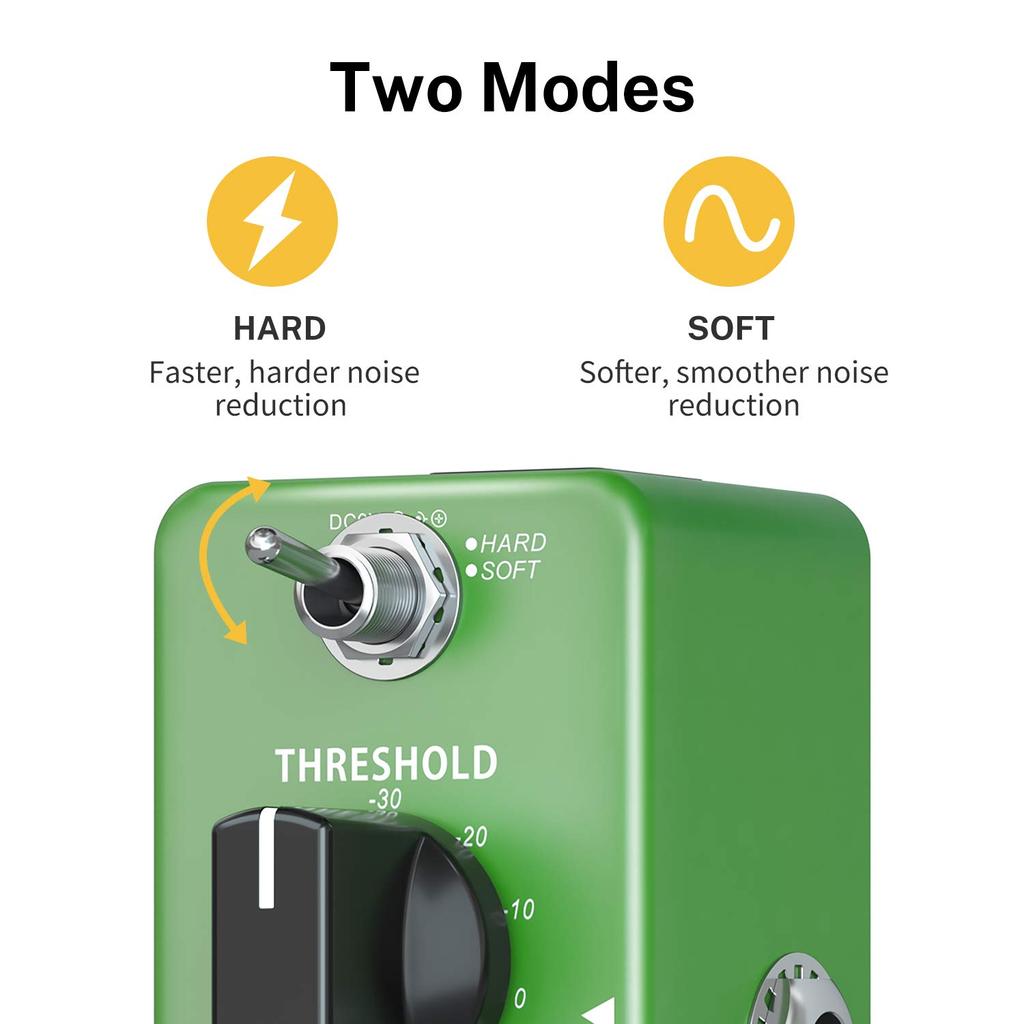 Donner Noise Gate Effector Guitar Pedal 2 Modes Noise Killer (Noise Gate)