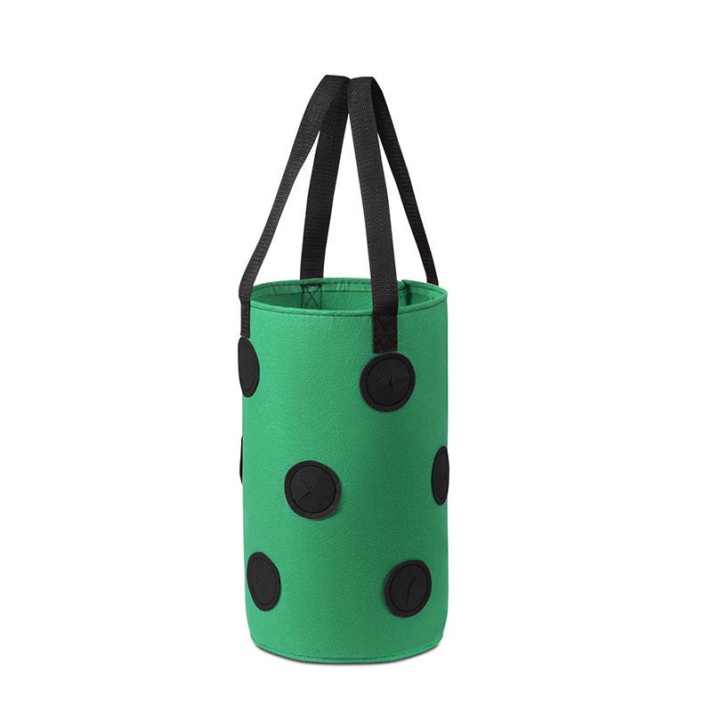 1Pc Hanging Planting Bag Strawberry, Tomato Hanging Planting Bag Vertical Garden Strawberry Planting Pot