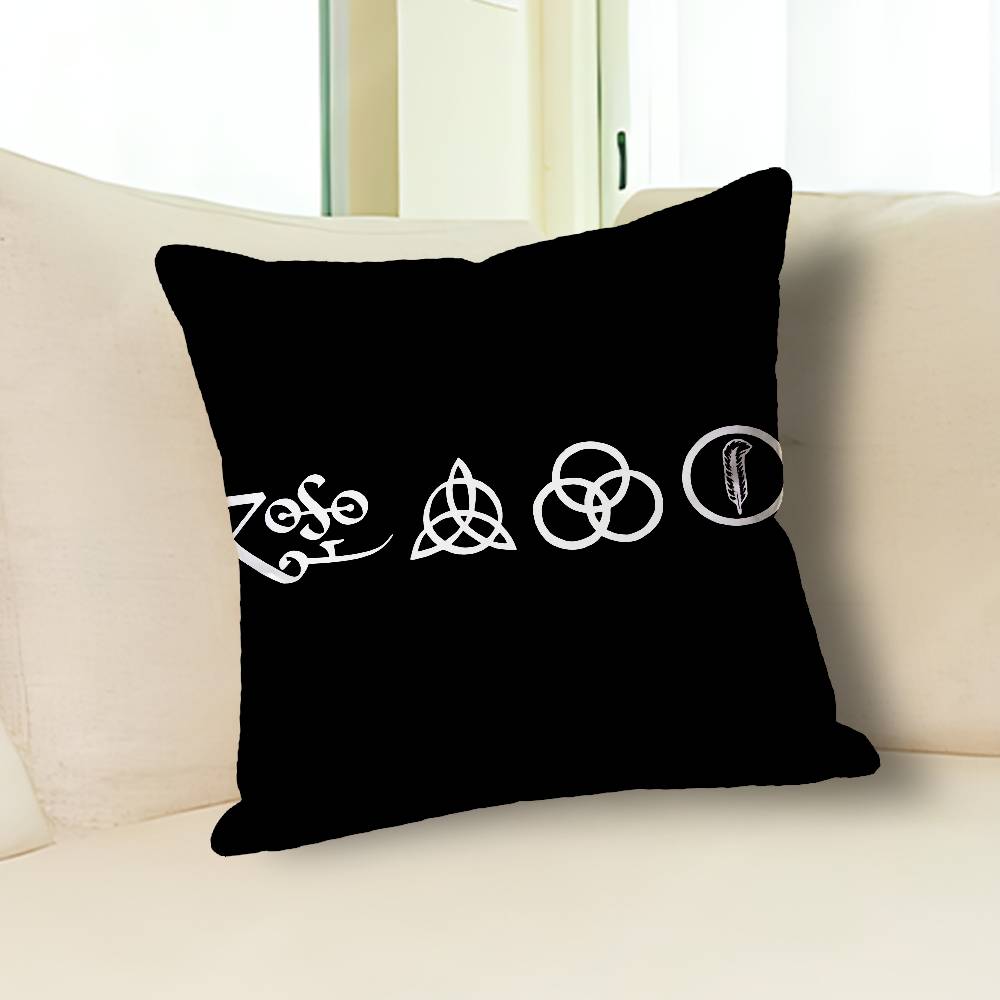 L-Led Z-Zeppelins-ES Pillow Cases for Bedroom Living Room Sofa Home Decor Polyester Cushion Cover with Zipper