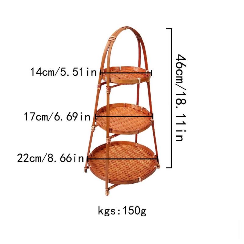 Handwoven Rattan Serving Trays & Baskets