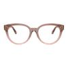 Versace Temple Logo Design Acetate Round Optical Glasses Women's Brown 58012299 VE3384 5435-Brown 53