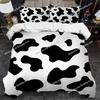 Black and White Cow Duvet Cover Set Home Style Bedding Soft Laundry Cotton Bed Four Seasons Student Dormitory Home Textileextile