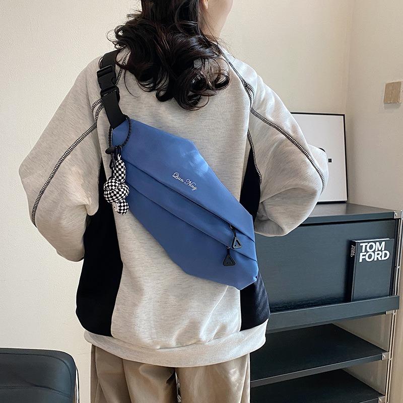 

Women s Crossbody Bag Compact Organizer Durable Versatile Casual Travel Chest Bag Waterproof Fashion Sling Pack білий