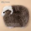 XY Long-Haired Lamb Wool Winter Car Seat Cushion - Warm, Simple Interior Accessory