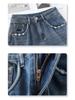 Women's 2025 Spring/Summer High-Waisted Wide-Leg Straight Jeans - Retro Slimming Style