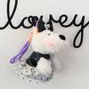 ins West Highland Dog Plush Toy Pendant Bow Puppy Girl Heart Bag Keychain Pendant