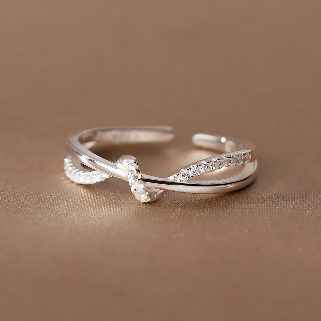 925 Silver Rings for Women Couple Minimalist Handmade Simple Blue Stone Star Ring Party Jewelry Gift Prevent Allergy