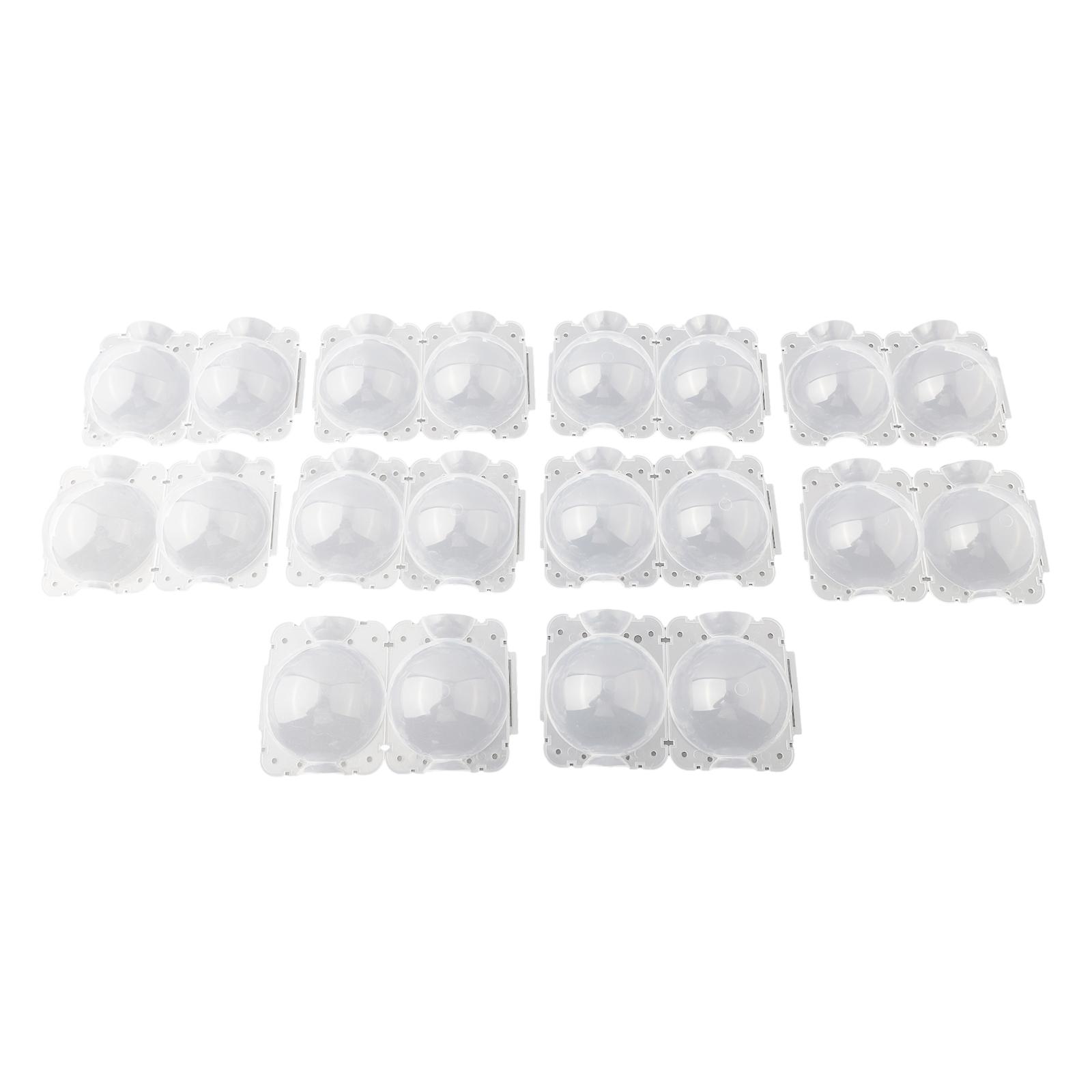 

10 шт. ящик для прививки шар для разведения пластиковый прозрачный 5 см/8 см 8PCS