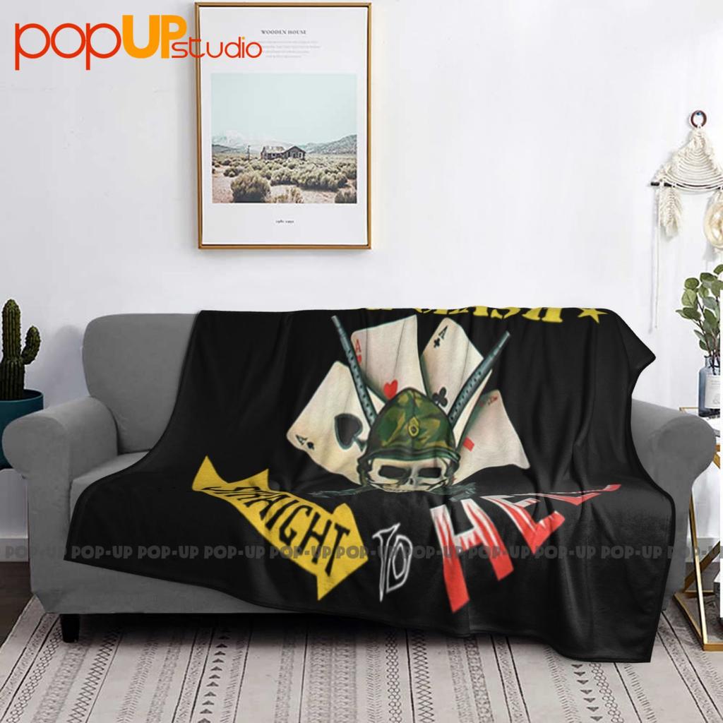 The Clash Straight To Hell Band Logo Ultra-Soft Blanket Quilt Winter Sofa Cover Bed Covers