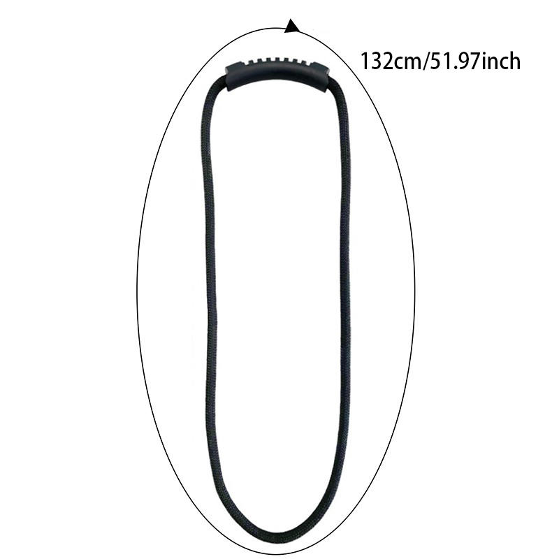 

1Pc-4Pcs Portable Tie Downs Organizer Extension Cord Cables Carrying Strap with Handle for Wires Ropes Tools Camping Travel Vehicle Transport Tidy 1PC чорний