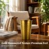 Koperkleurig Beker Lange Levensduur Tumblers Lichtgewicht voor Home Bar, Picknicks