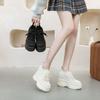 Fashion 11CM Air Mesh Sock Knitted Platform Wedge Flats Hollow Chunky Sneaker Breathable Comfy Women Sandals Slides Summer Shoes