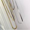 Elegant Double Layer Chain Y2K Snake Bone Chain Cool Korean Style Necklace  Party