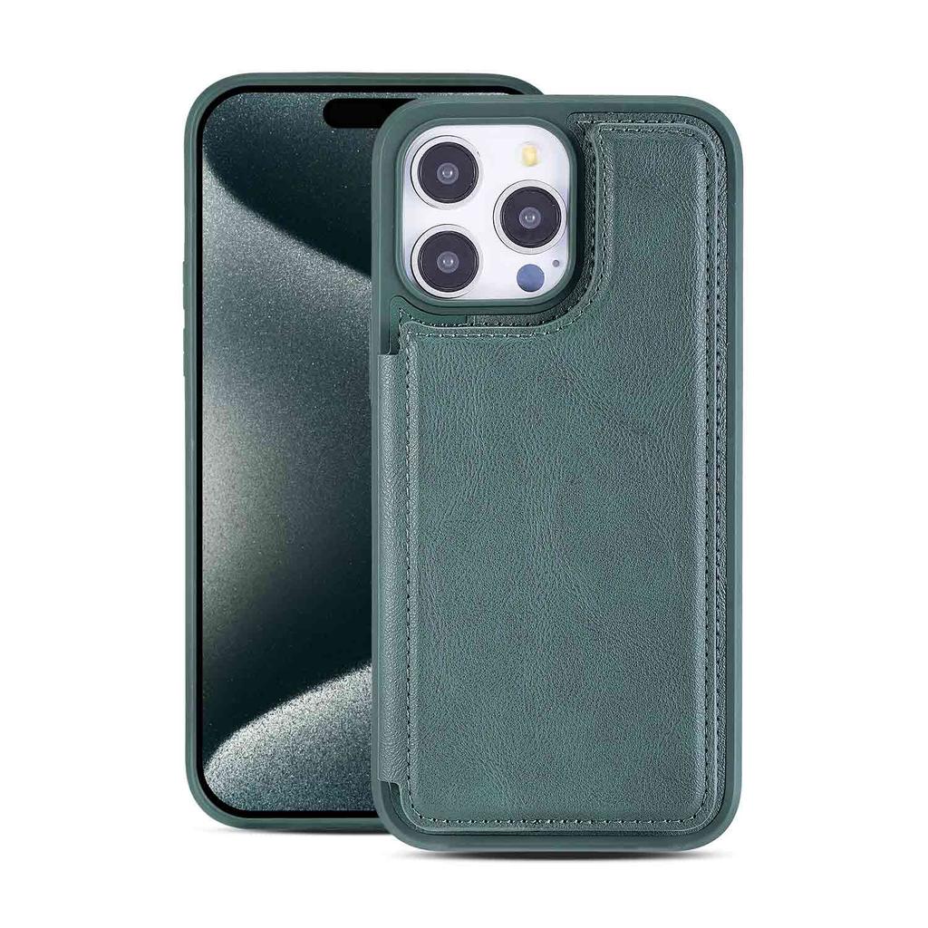 Multi-functional Strong Magnetic Cards Solt Phone Case for iPhone 17 Pro Max 16 Plus 15 14 13 12 Shockproof Slim Fit Stand Cover