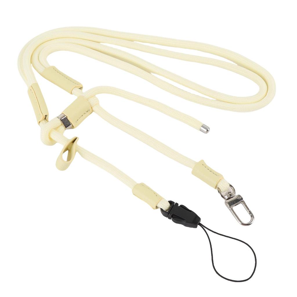 Κορδόνι Κάμερας Τσέπης Γρήγορης Απελευθέρωσης Ρυθμιζόμενο Κίτρινο Αντι-Χαμένο Σχοινί με Βίδα 14 ιντσών για Τσέπη