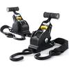 2Pcs Retractable Ratchet Tie Down Straps - 680kg Guaranteed Max Break Strength,Use for Boat, Securing Cargo