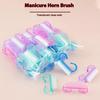 10/20 Pcs Cleaning Nail Brush Nail Art Plastic Soft Remove Dust Finger Care Gel Manicure Pedicure Tool Makeup Brushes Scrubbing