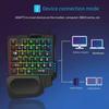 Rgb Gaming Keyboard Single Hand Mini Usb Ultra-Slim Wired 35-Keys Onehandedly Backlight Keyboard For Computer Pc Laptop