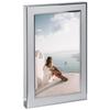 Cadre photo - Santorini - 10 x 15 cm - Argenté - Métal - Classique