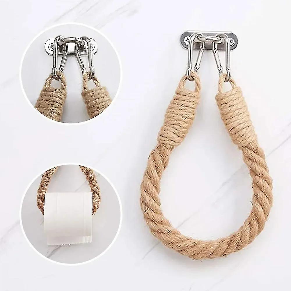 Vintage Hotel Style Bathroom Towel Lanyard Toilet Paper Holder Vintage Decor Stylish Home Bathroom Accessories