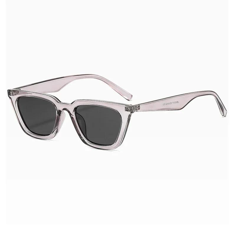 Classic Black Vintage Cat Eye Sunglasses Women Brand Designer Simplicity Elegant Small Frame Sun Glasses Men Trend Eyewear Uv400