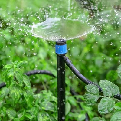 100 Pcs Adjustable 360 Degree Drip Irrigation Emitters for 4/7mm Tubing Ideal for Gardens Lawns and Flower Beds