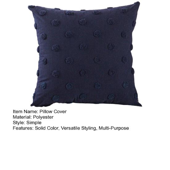 Pillow Cover Corduroy Towel Embroidered Decorative Soft Pillowcase Home Living Room Sofa Bedroom Throw Pillow Case