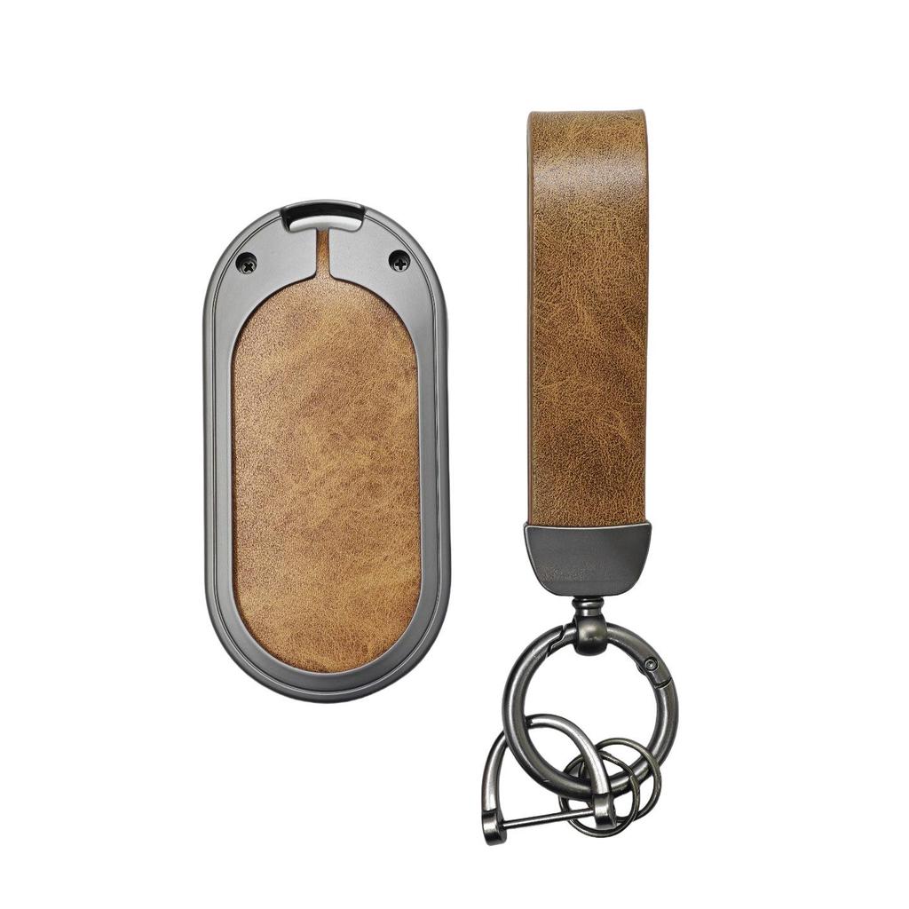 Wuling Hongguang MINI/Baojun KIWIEV Car Key Case Alloy Protective Shell for Men & Women