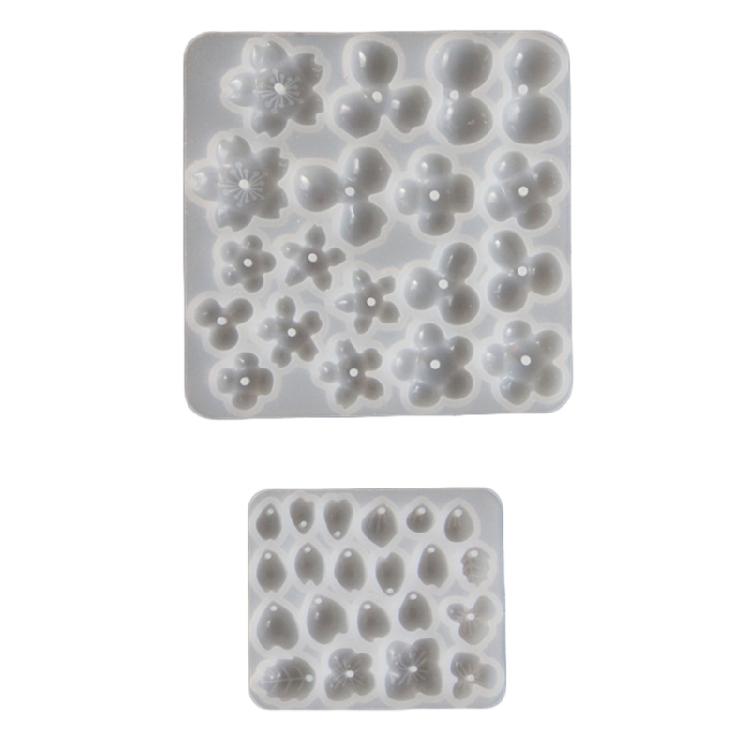 

Food Grade Heatproof Silicone Jewelry Mould Set For Floral Pendant Bracelet Necklace Earring Craft Projects 1