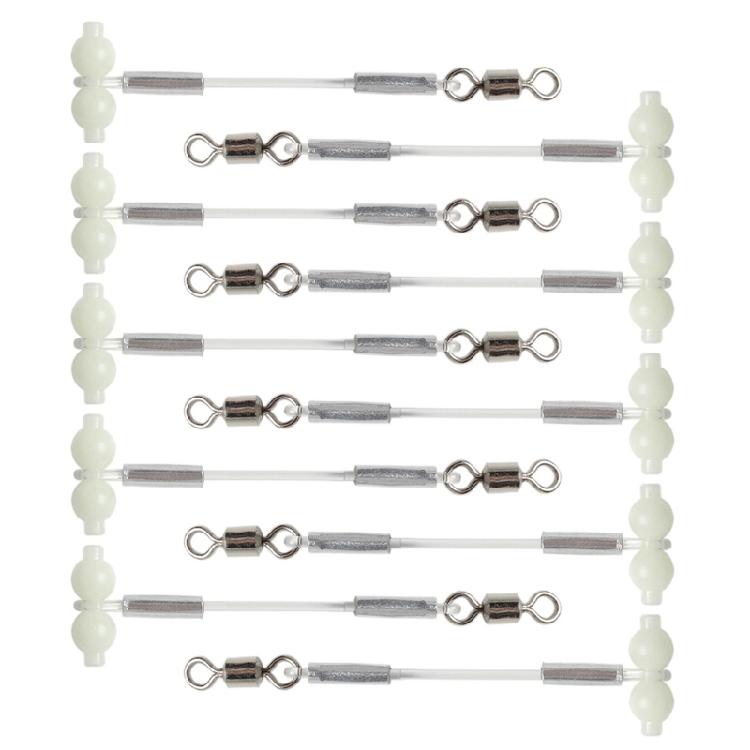 10pcs Portable Gourd Balance Bracket Gourd Swivels Connector Saltwater Fishing Accessories Glow Gourd Balance Bracket
